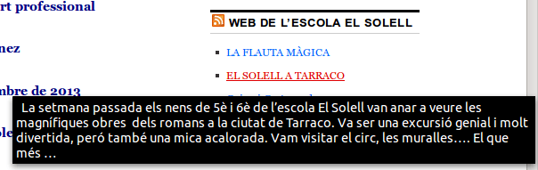 Informació sobre l'article des del canal RSS